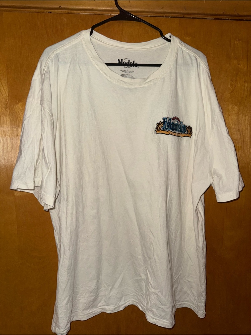 Cerveza Modelo “Brewed For The Beautiful Game” White Logo Short-Sleeve Tee Men
